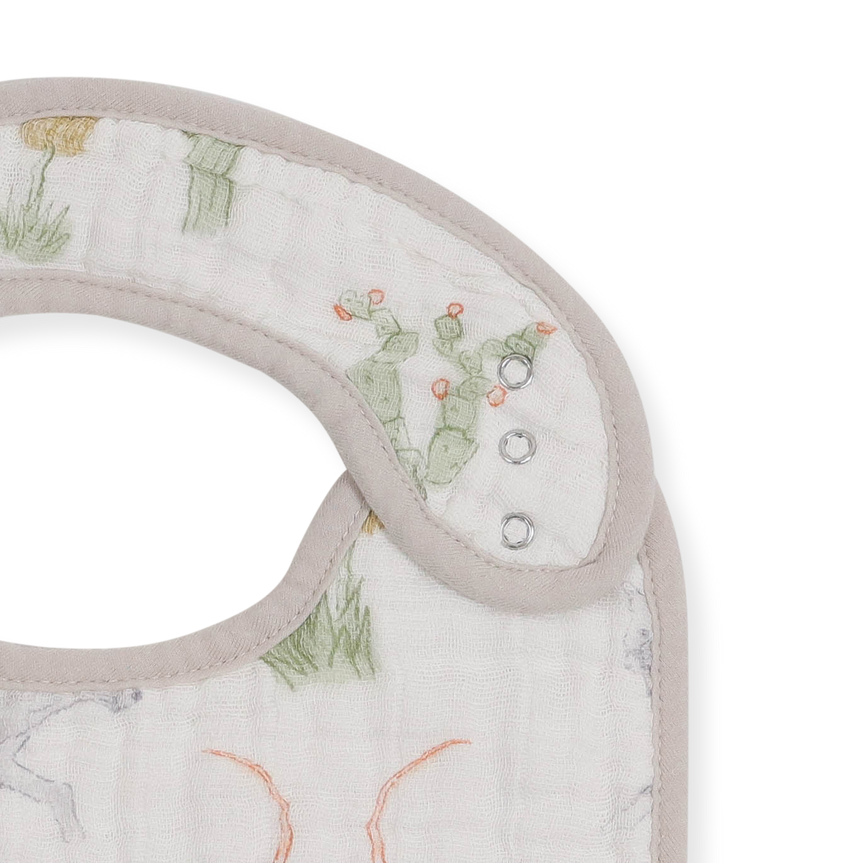 Cotton Muslin Classic Bib 3 Pack - Adobe Checker - HoneyBug