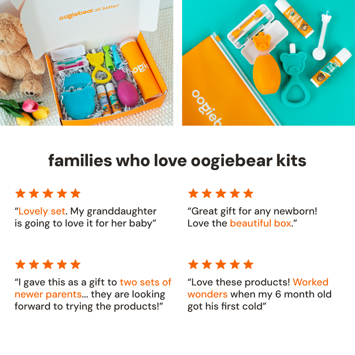 oogiebear infant to toddler teething kit
