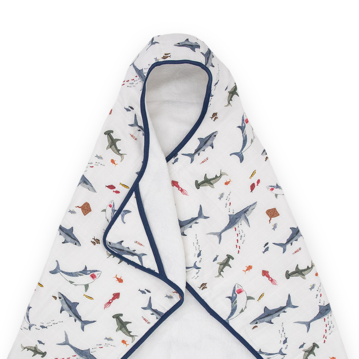 Toddler Hooded Towel - Shark - HoneyBug