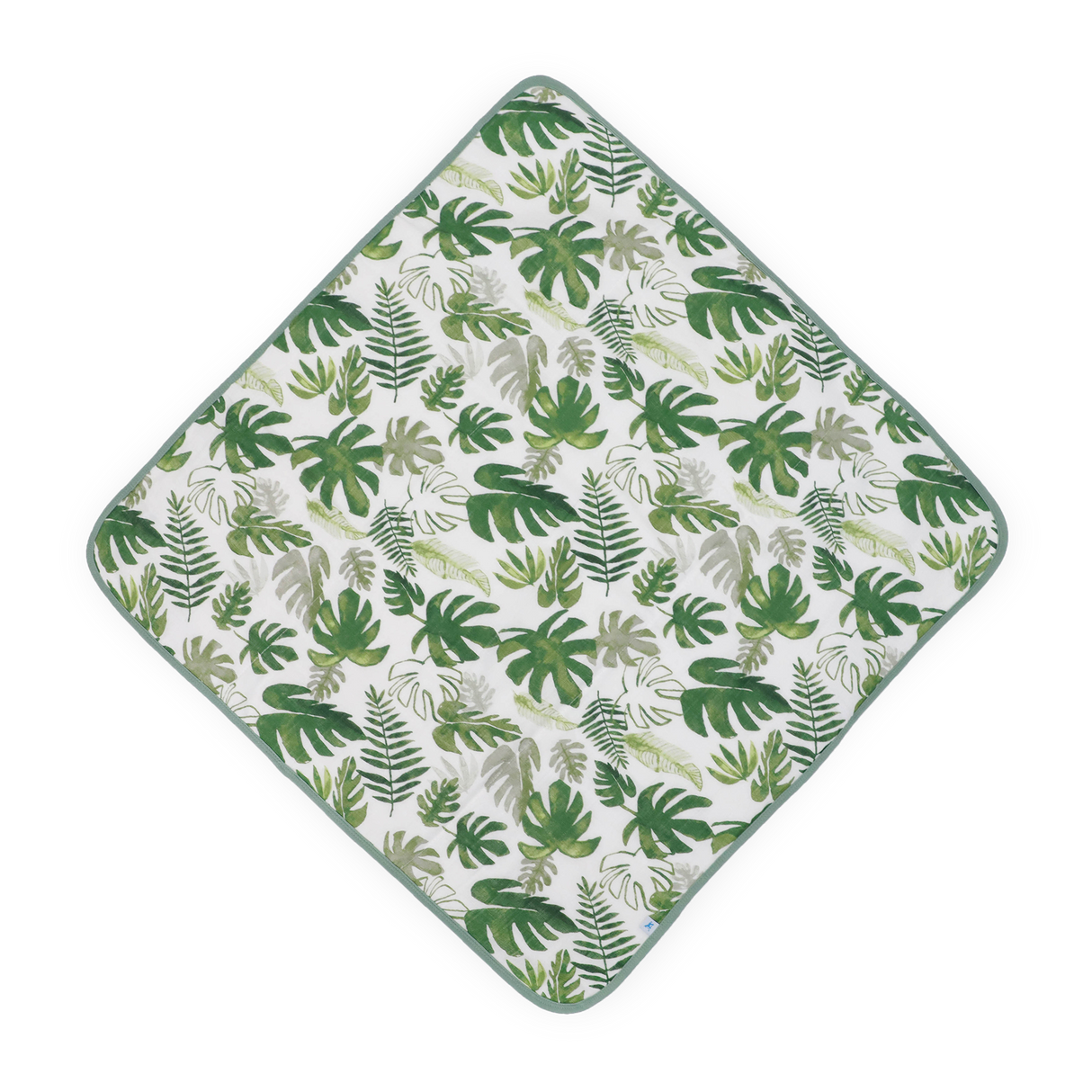 Infant Hooded Towel - Tropical Leaf - HoneyBug
