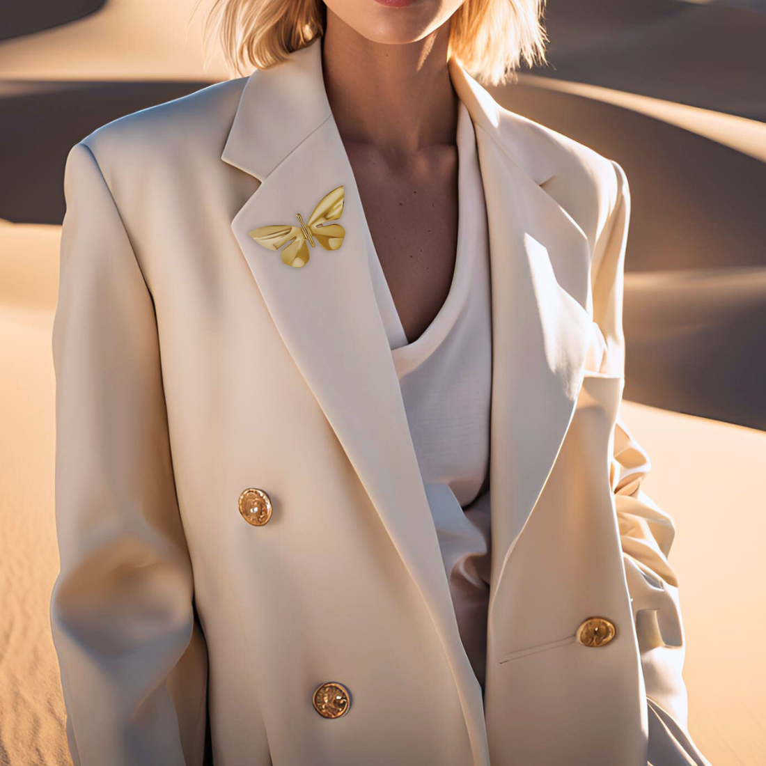 Florence Butterfly Brooch - HoneyBug