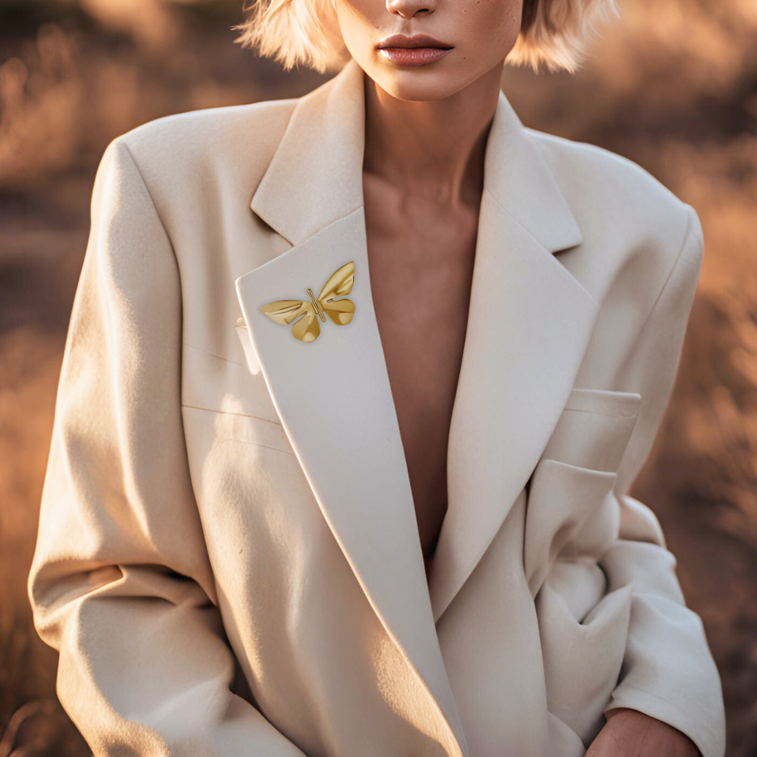 Florence Butterfly Brooch - HoneyBug