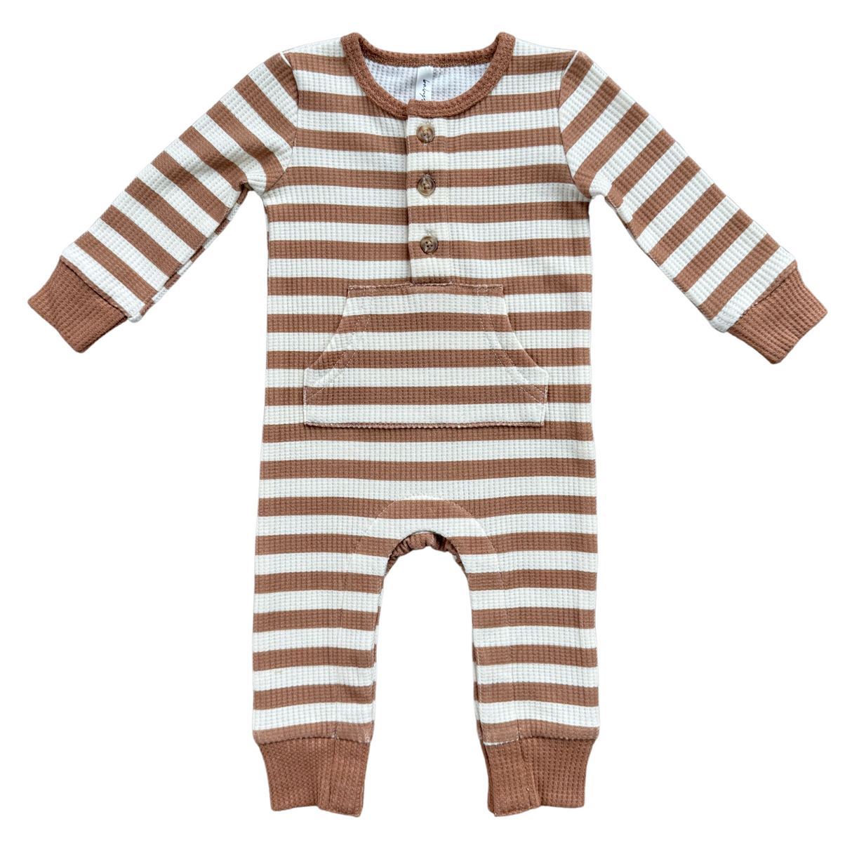 Waffle Romper - HoneyBug