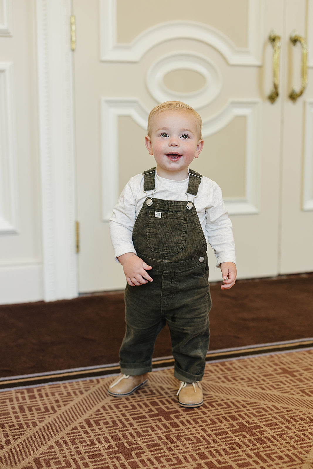 Heather Grey Long Sleeve Cotton Tee - HoneyBug