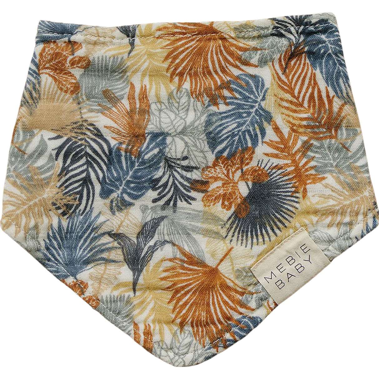 Paradise Palms Muslin Bib - HoneyBug