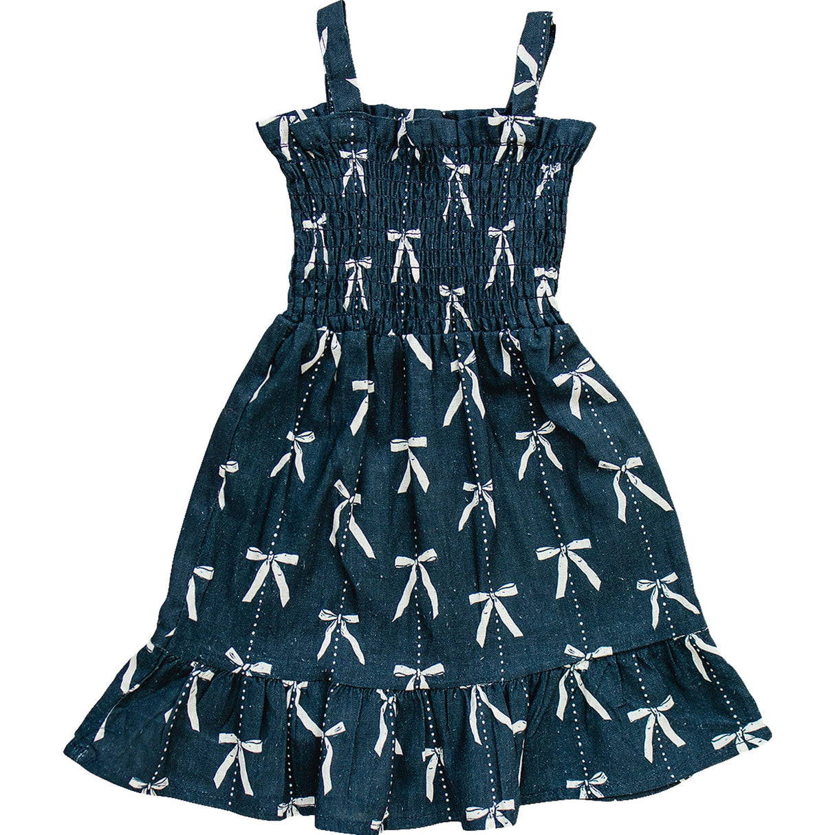 Bow Linen Dress - HoneyBug