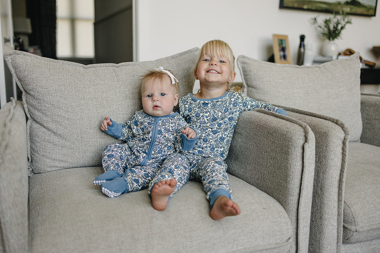 Bluebell Pointelle Bamboo Cozy Set - HoneyBug