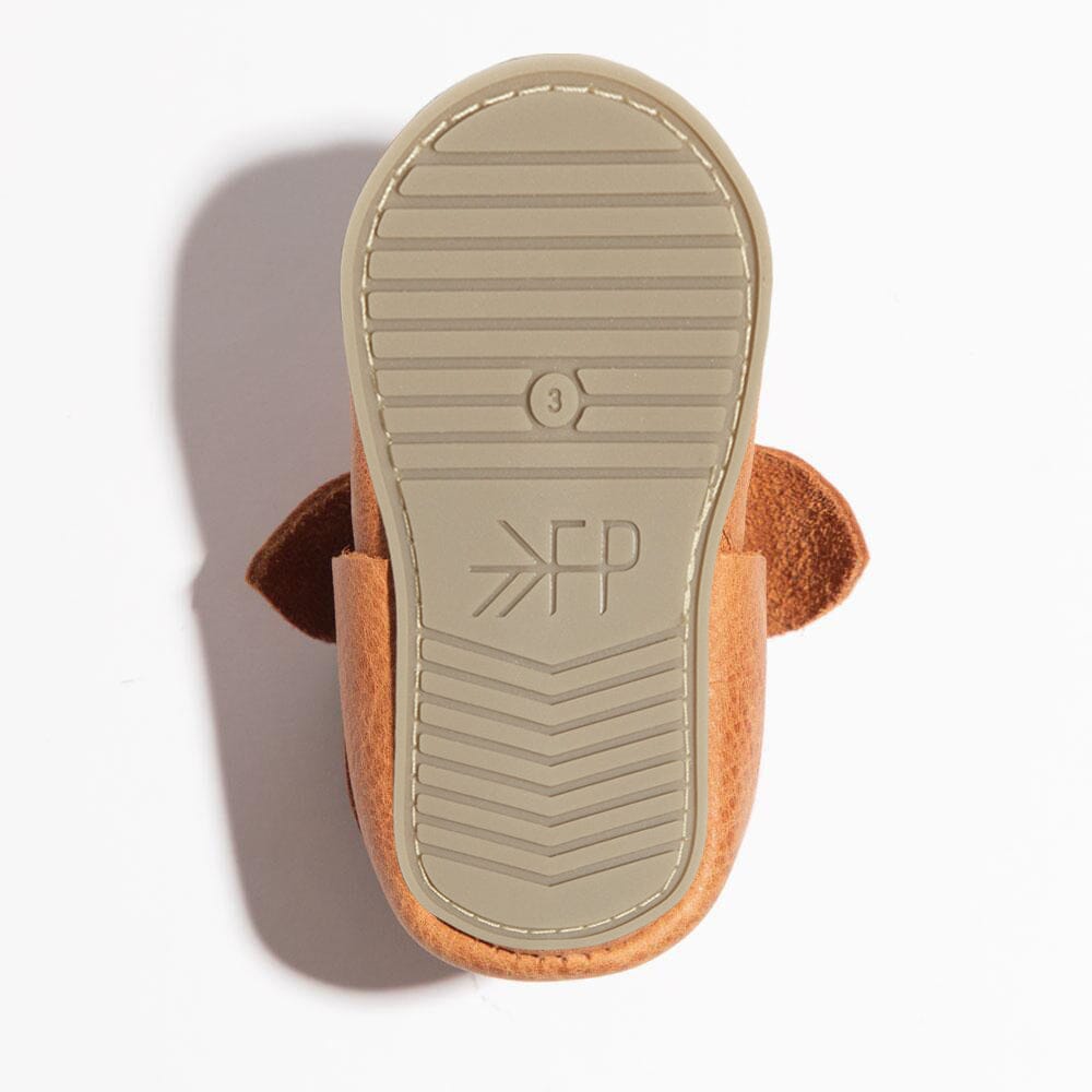 Zion Knotted Bow Baby Shoe - HoneyBug