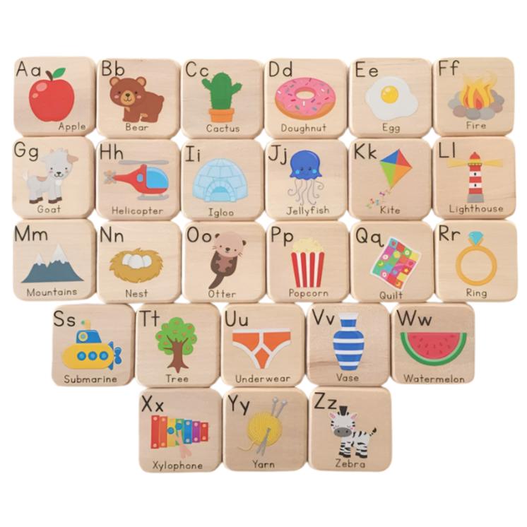 ABC Learning Tiles - HoneyBug