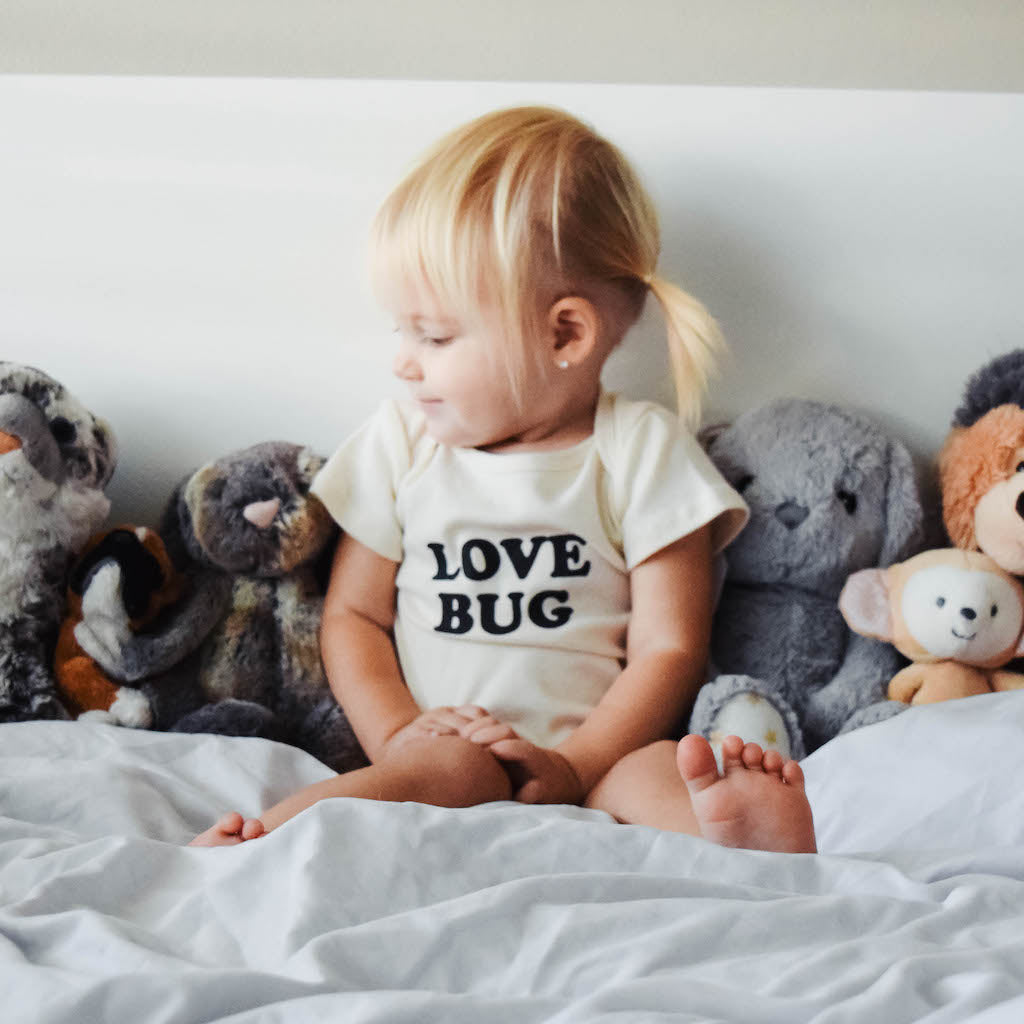 Love Bug - Organic Cotton Bodysuit - HoneyBug