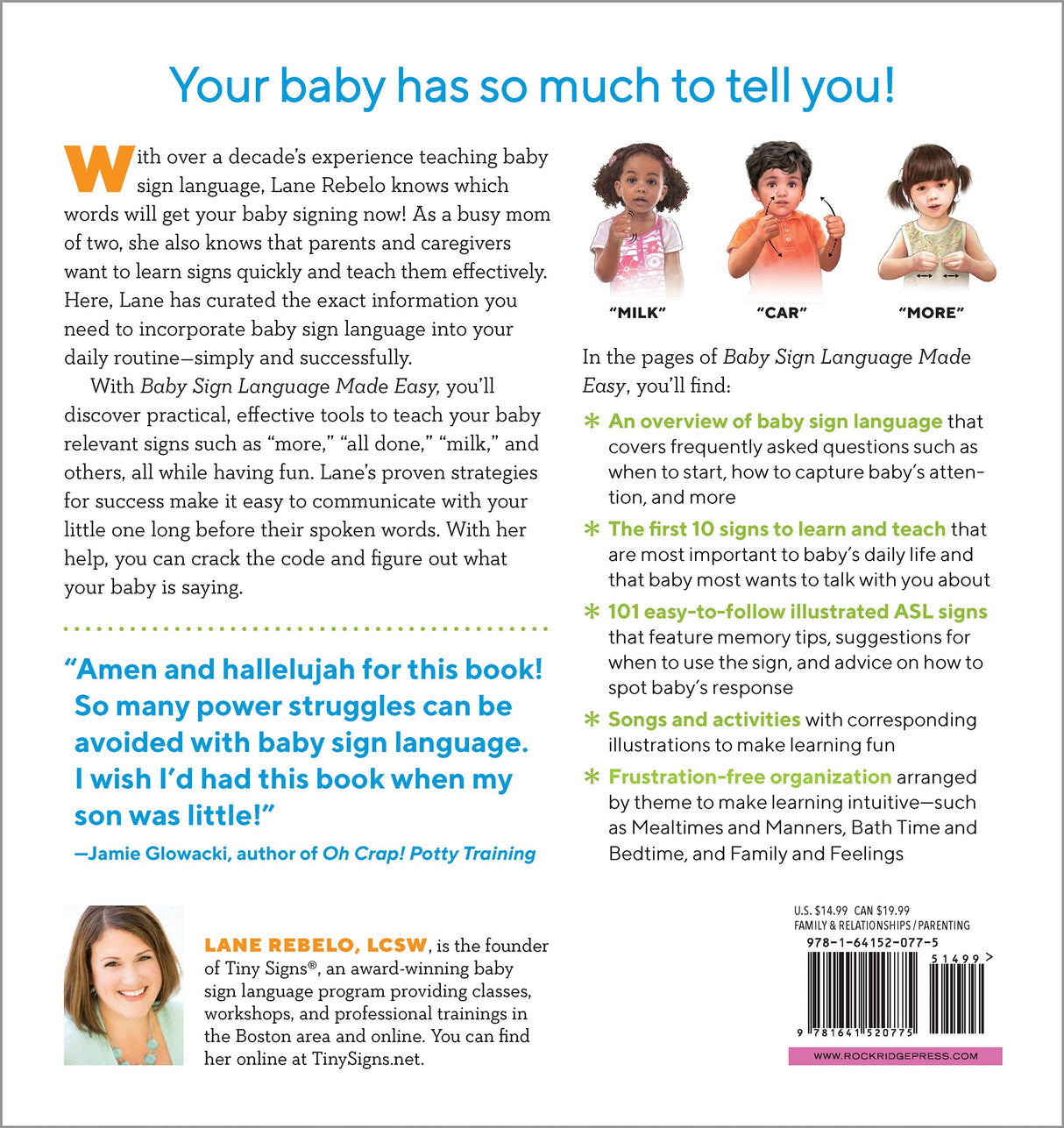 Baby Sign Language Made Easy: 101 Signs to Start Communicating with Your Child Now (Spiral Bound) - HoneyBug