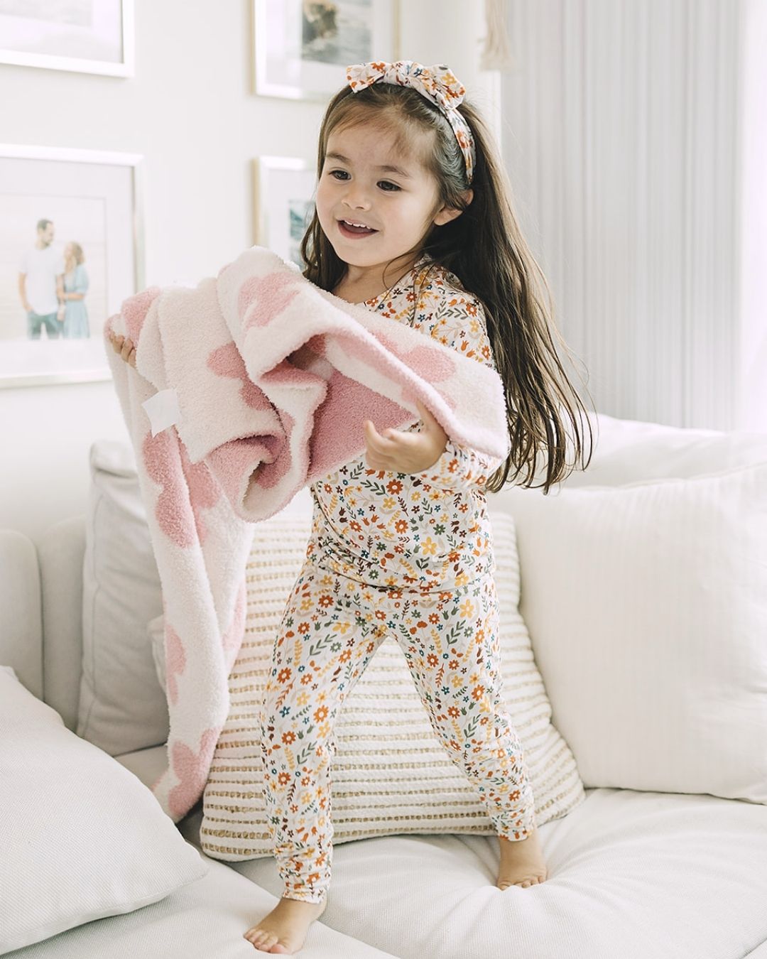Bamboo Two Piece Set | Fall Flowers - HoneyBug