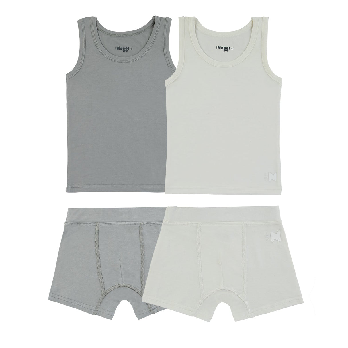 Bamboo Cotton Blue + White (2 Sets) - HoneyBug