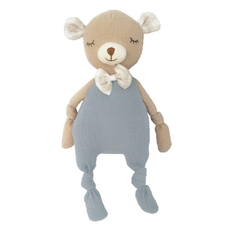 Petit Bear Muslin Knotted Doll - HoneyBug