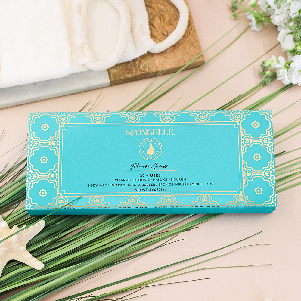 Beach Grass Body Wash Infused Back Buffer - HoneyBug