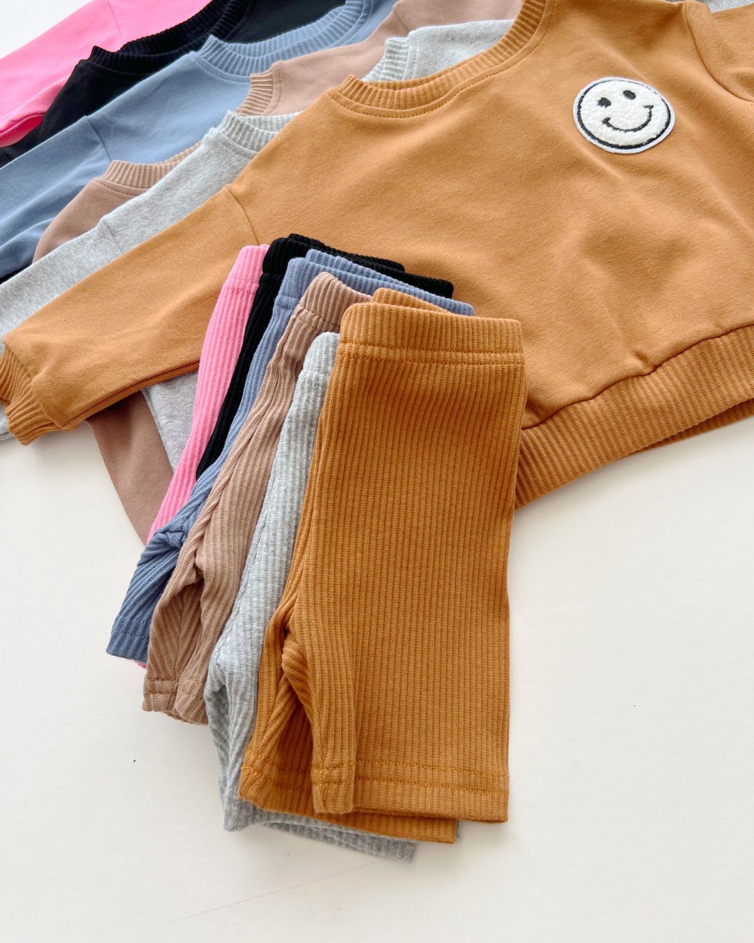 Biker Shorts Set | Rust - HoneyBug