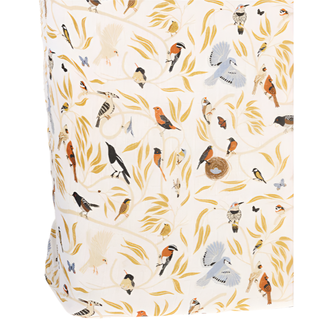 For the Birds Crib Sheet - HoneyBug