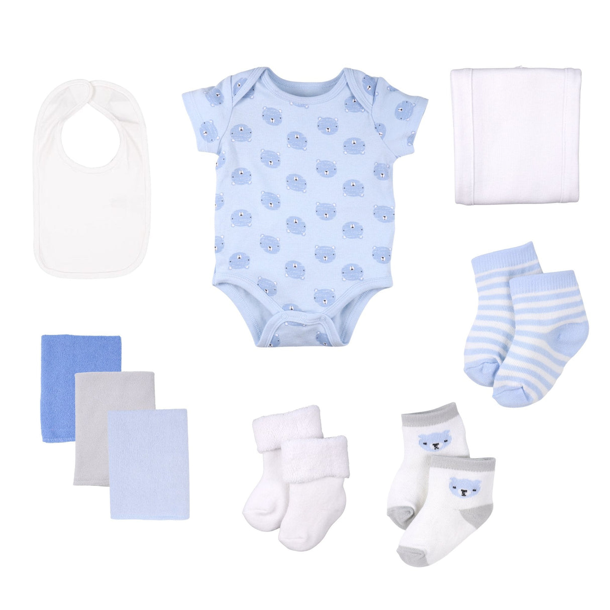 Blue Hatbox Bouquet - Petite - HoneyBug