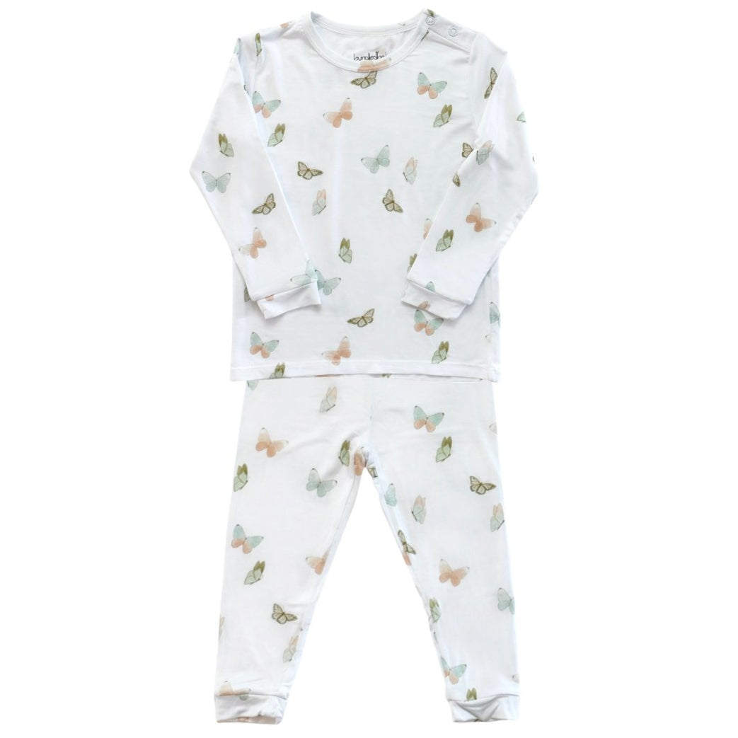 Toddler Pajama Set - Butterflies - HoneyBug