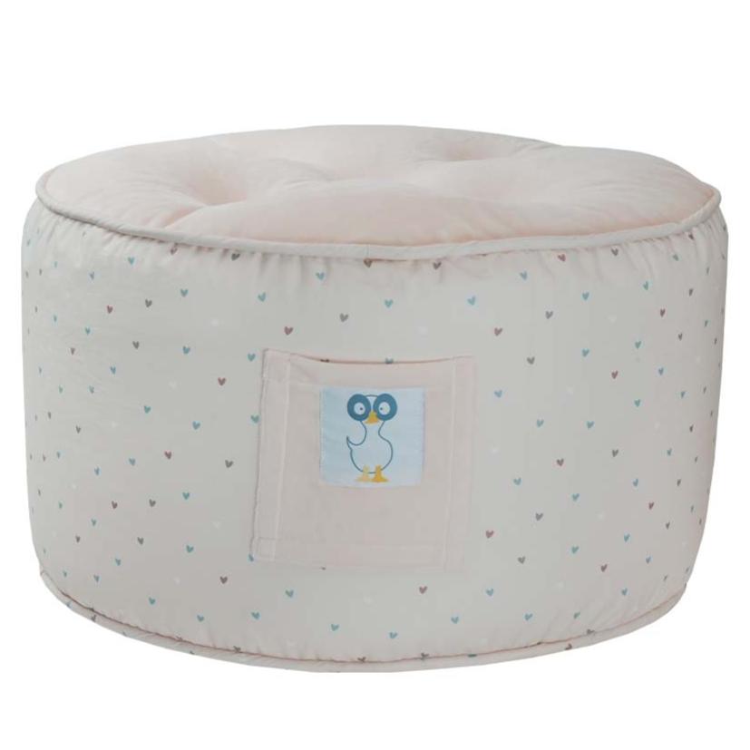 Hearts Toddler Pouf - HoneyBug