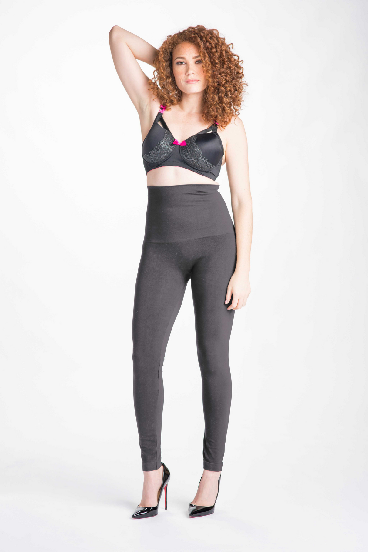 Snapback™ Postpartum Leggings - Charcoal Gray - HoneyBug