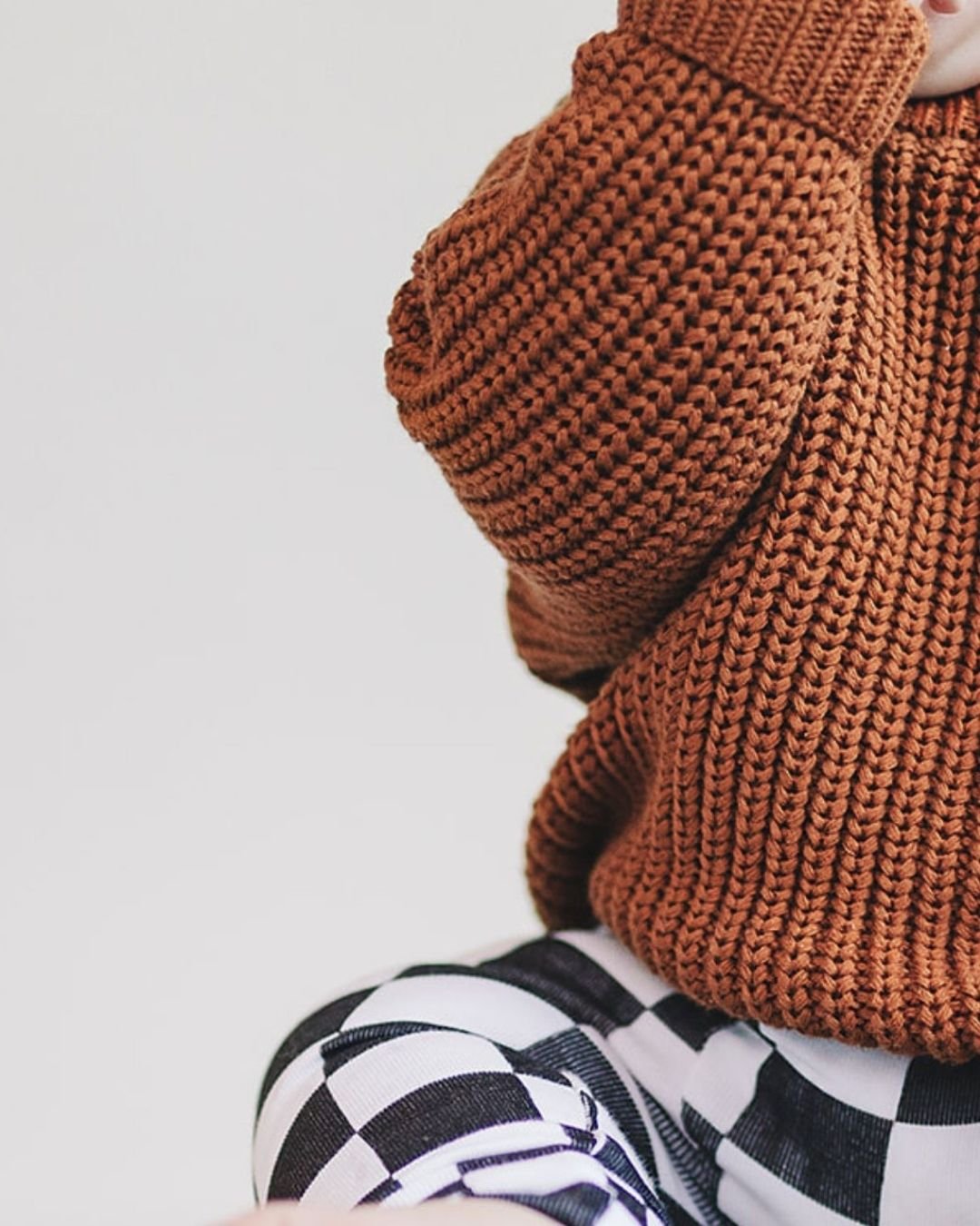 Chunky Knit Sweater | Rust - HoneyBug