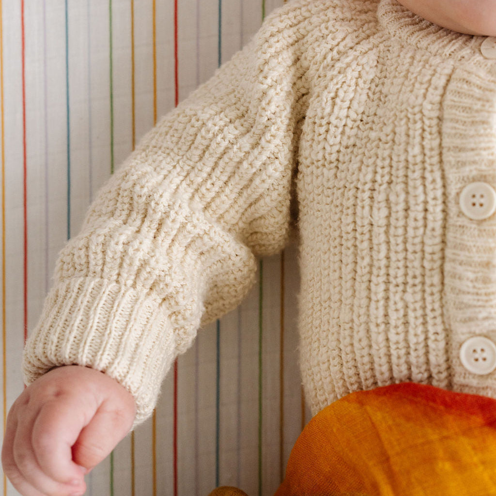 Rainbow Stripe Crib Sheet