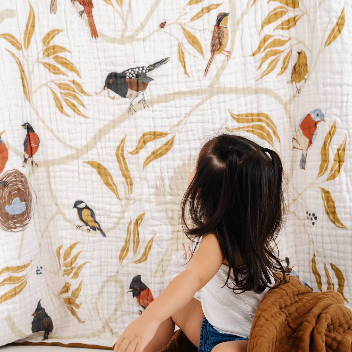 For the Birds Throw Blanket