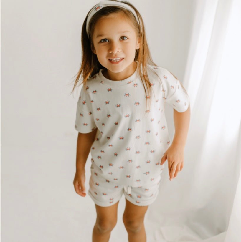 Boxy Toddler Tee | crab - HoneyBug