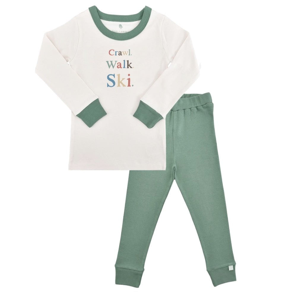 pajamas |crawl walk ski - HoneyBug