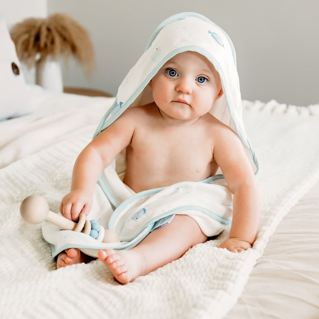 Fish Hooded Towel Set - HoneyBug
