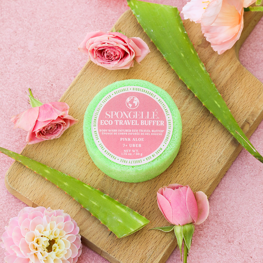 Pink Aloe | Eco Travel Buffer - HoneyBug