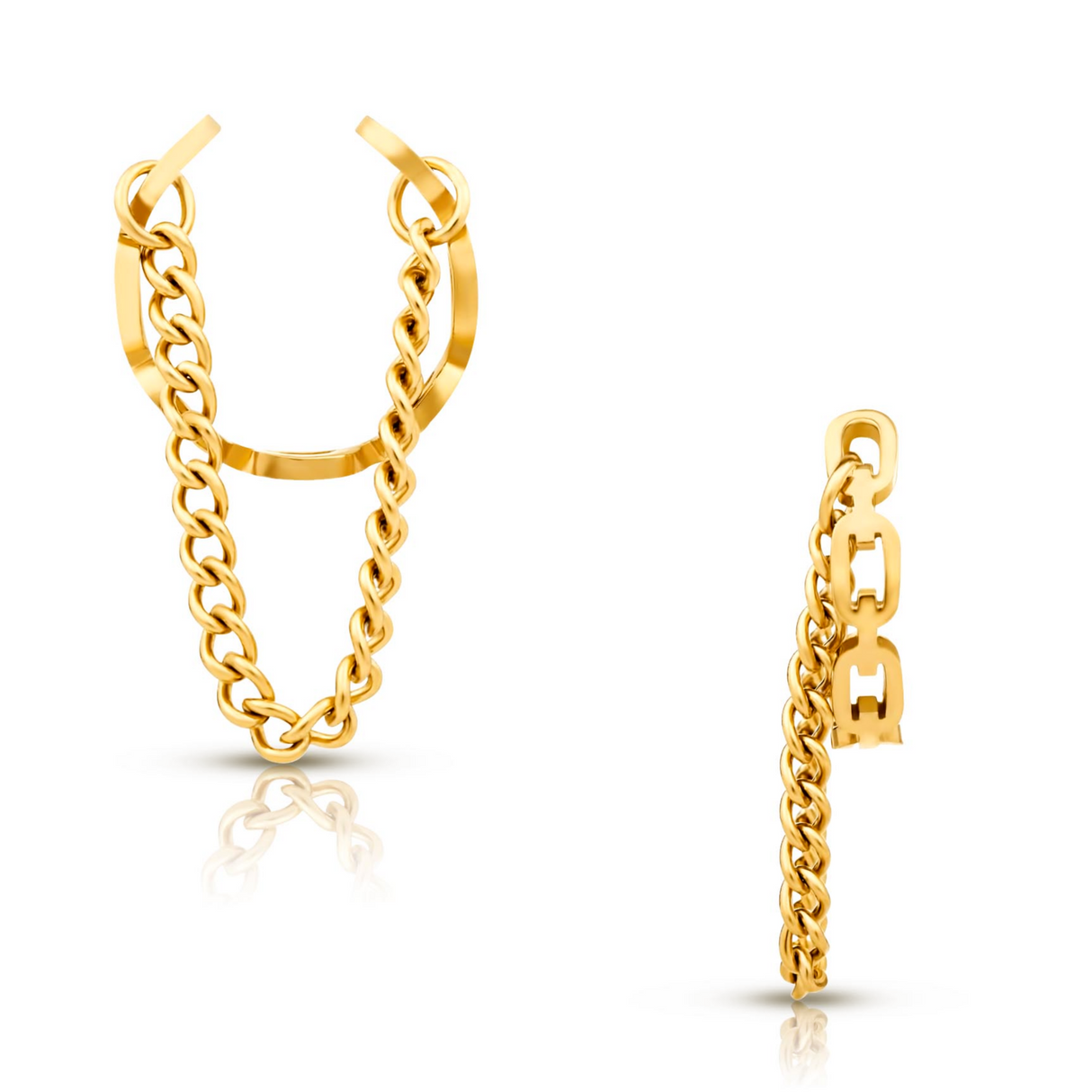 Billy Chain Ear Cuff - HoneyBug