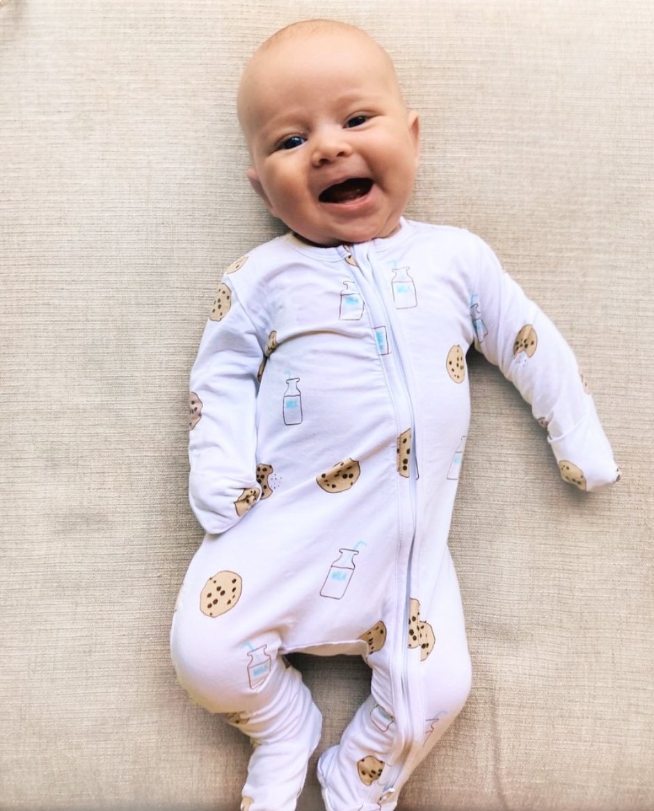 Zippered Footie - Cookie Craze - HoneyBug