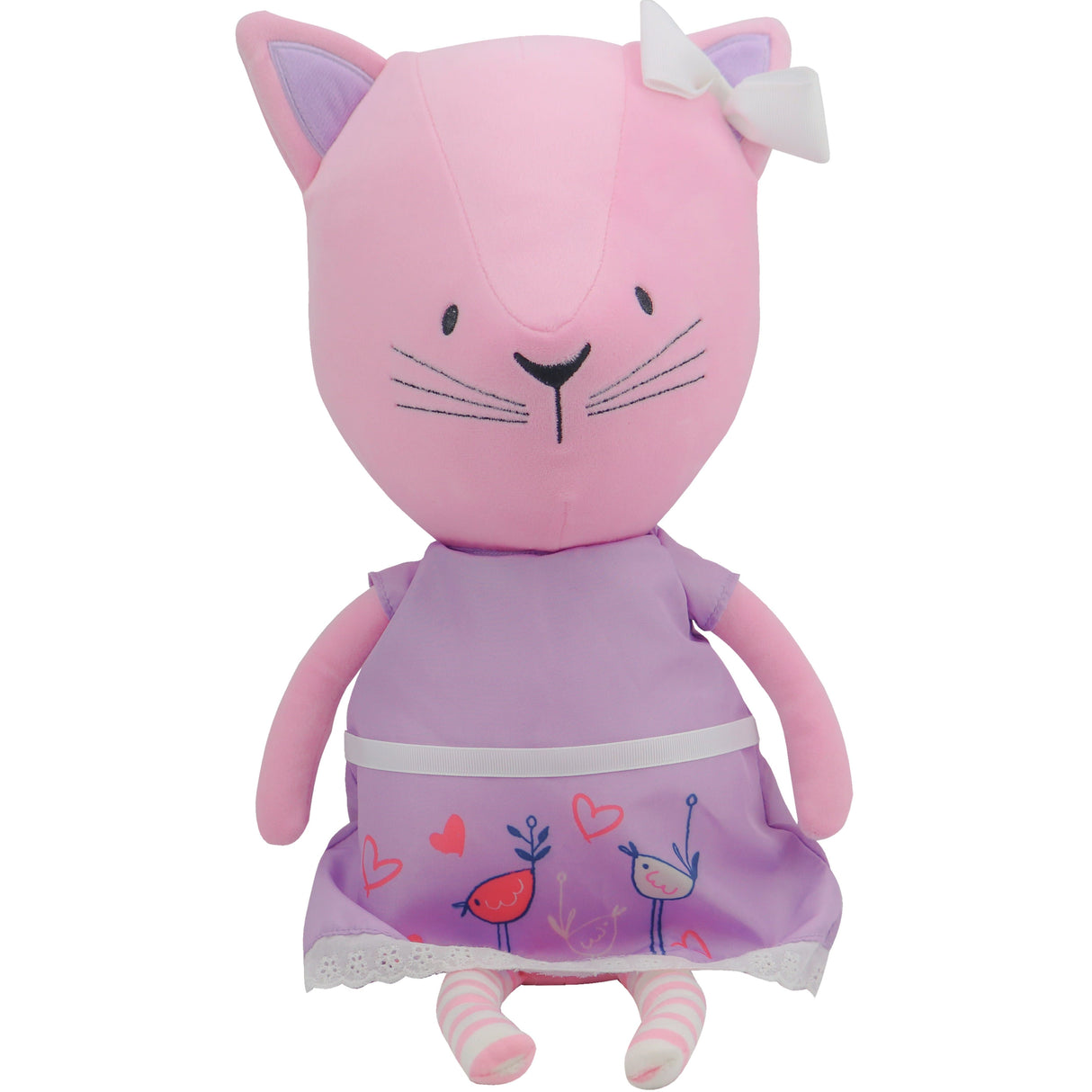 Lucy Kitty Plush Doll with Dress - HoneyBug