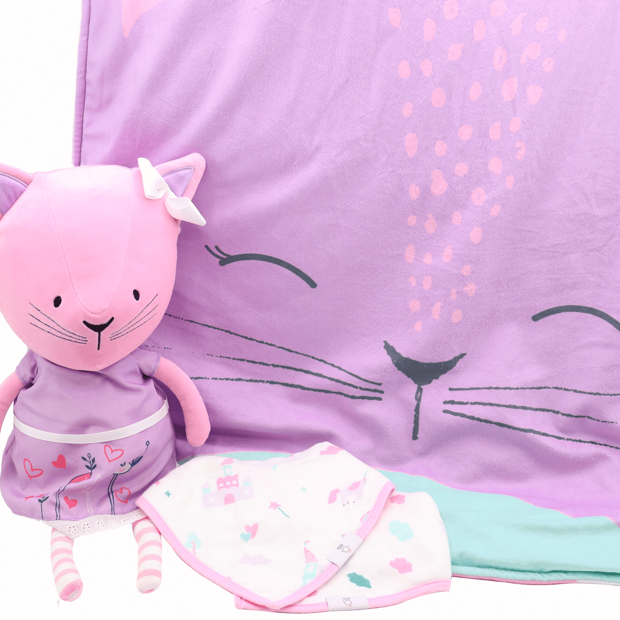 Lucy Kitty Plush Doll with Dress - HoneyBug