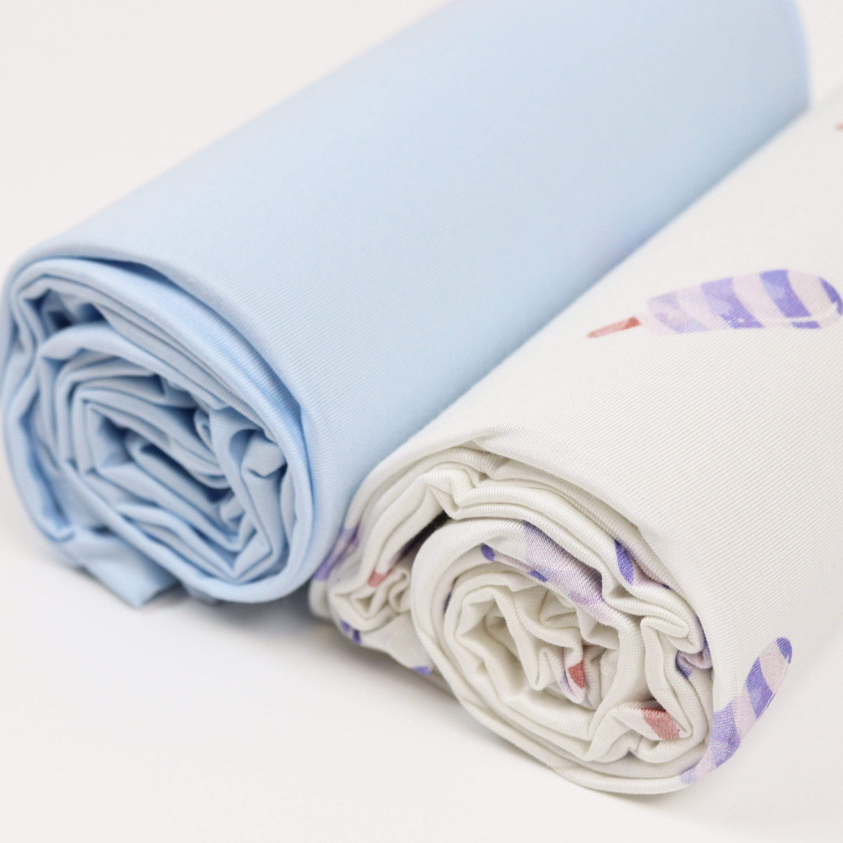 Blue Popsicle and Blue 2 Pack Swaddle Blanket - HoneyBug