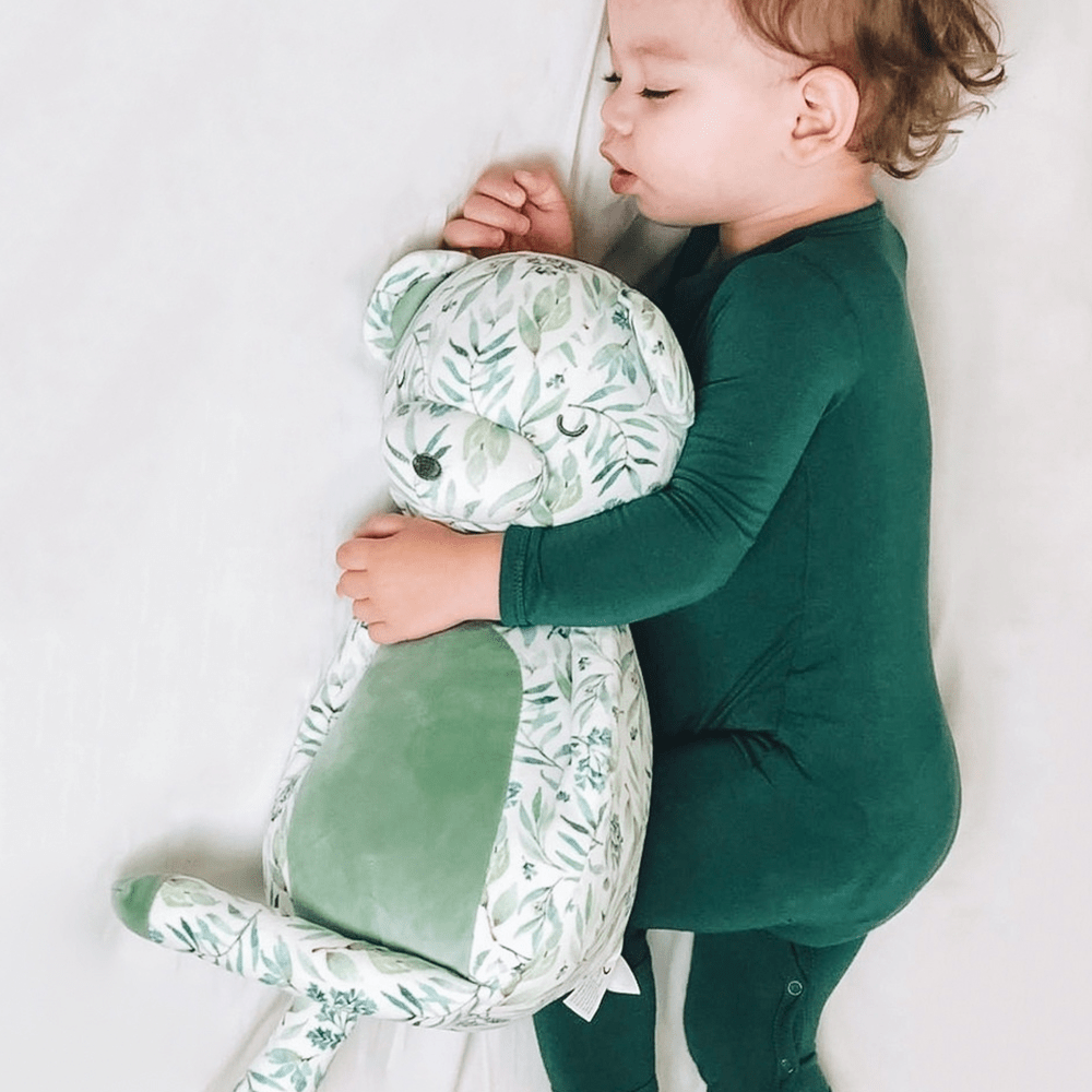 Basil Bear Mint Super Soft Plush - HoneyBug