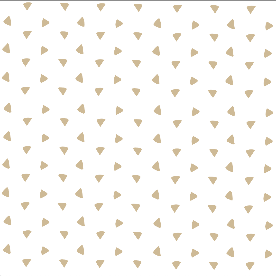 Tan Triangle Headband - HoneyBug