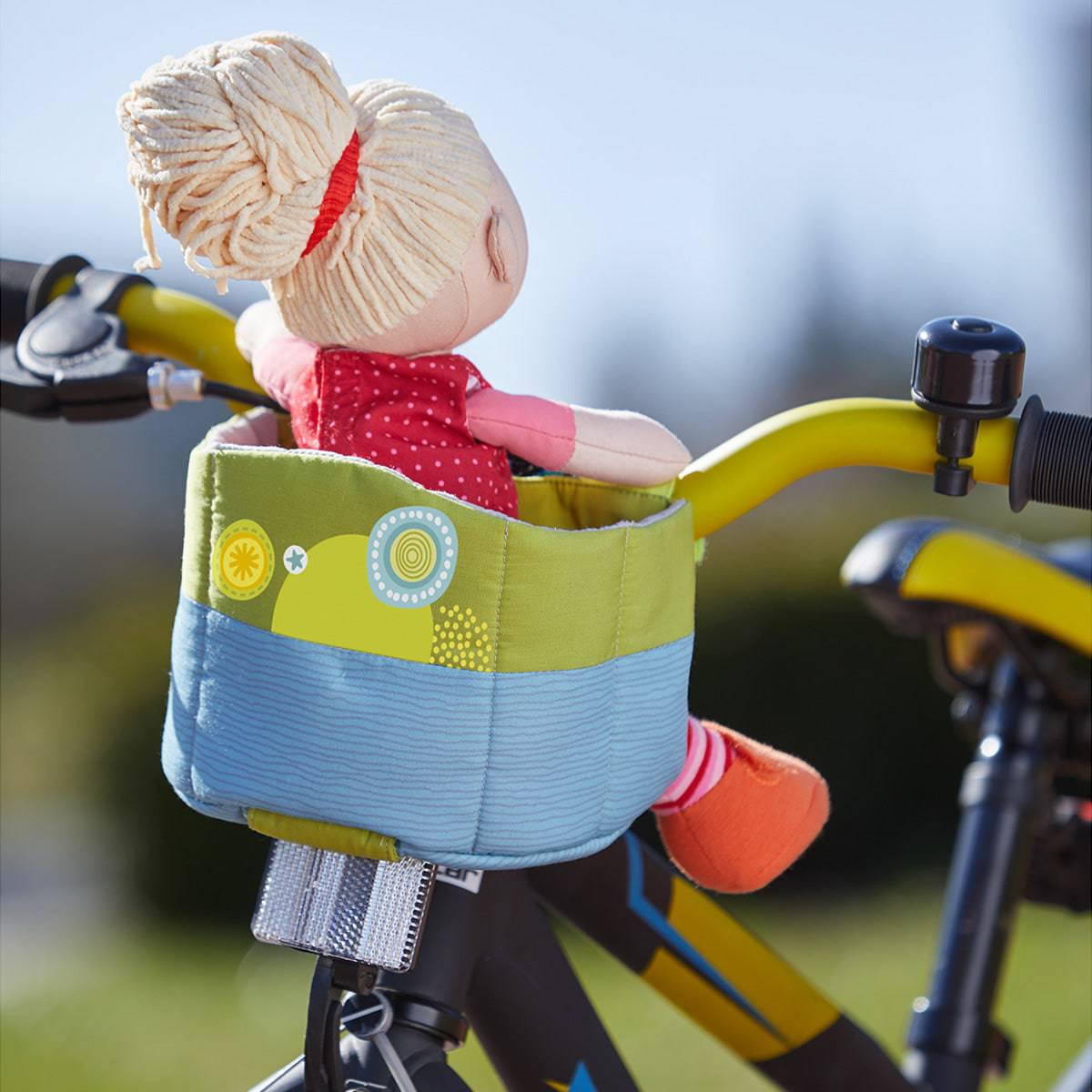 Summer Meadow Doll Bike Seat - HoneyBug