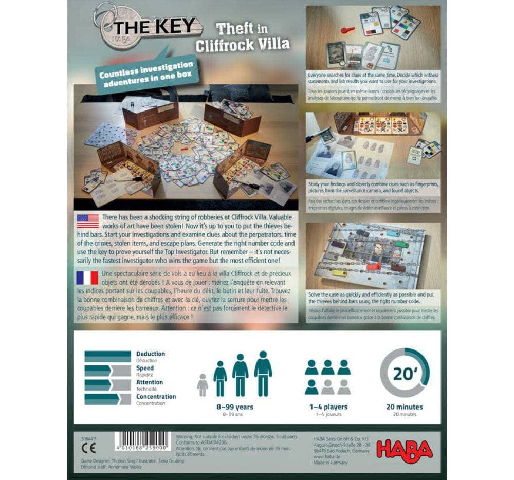 The Key: Theft at Cliffrock Villa - HoneyBug