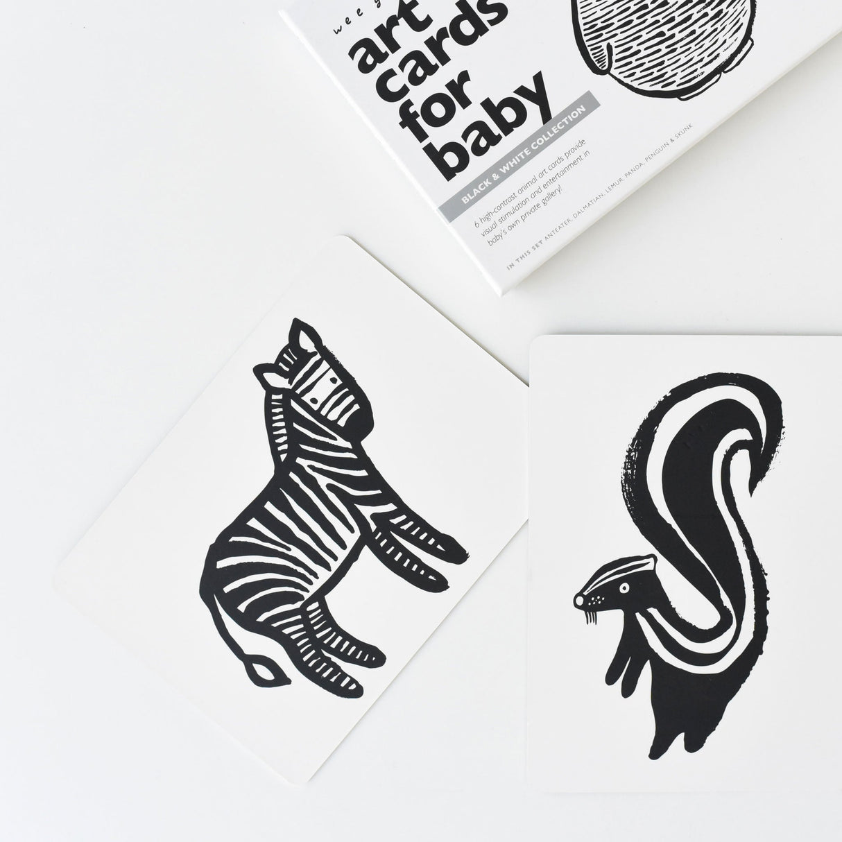 Art Cards for Baby - Black and White Collection - HoneyBug