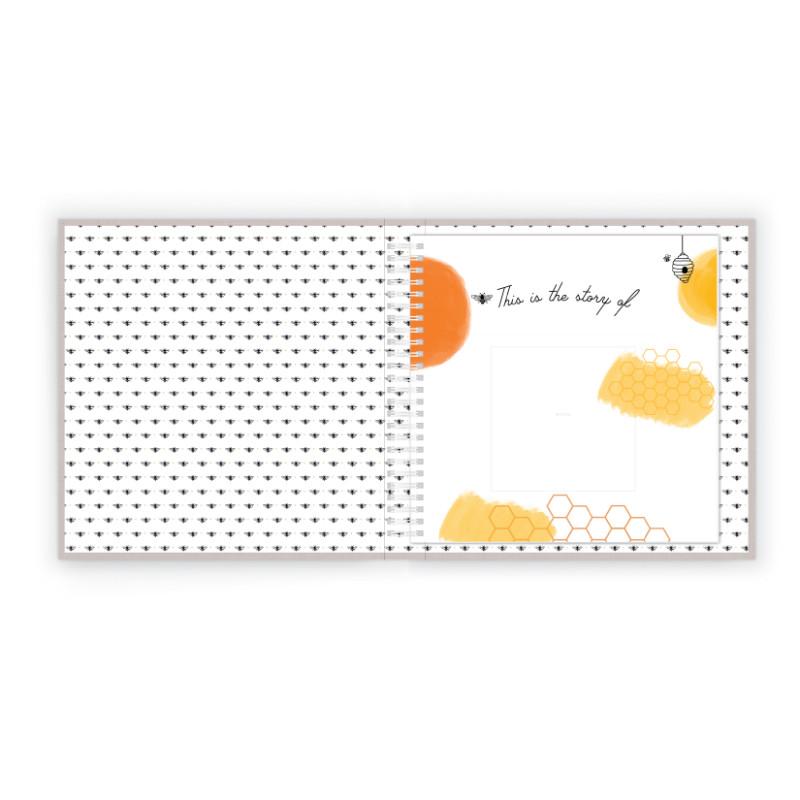 Honey Bee Luxury Memory Baby Book - HoneyBug