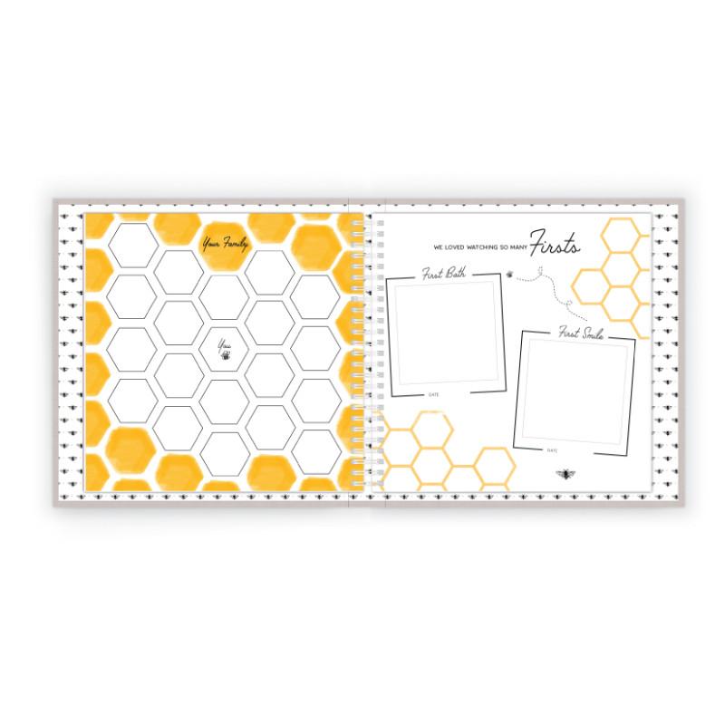 Honey Bee Luxury Memory Baby Book - HoneyBug