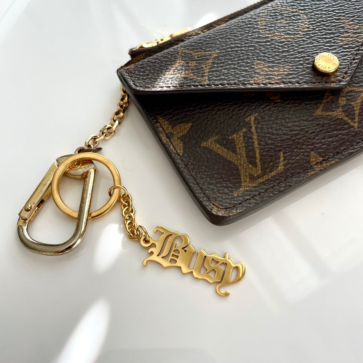 Gothic "Busy" Charm Keychain - HoneyBug