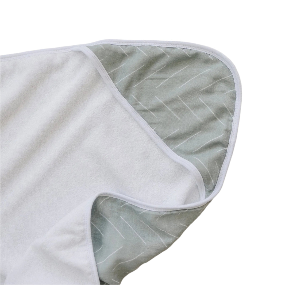 Desert Sage Muslin Hooded Towel - HoneyBug