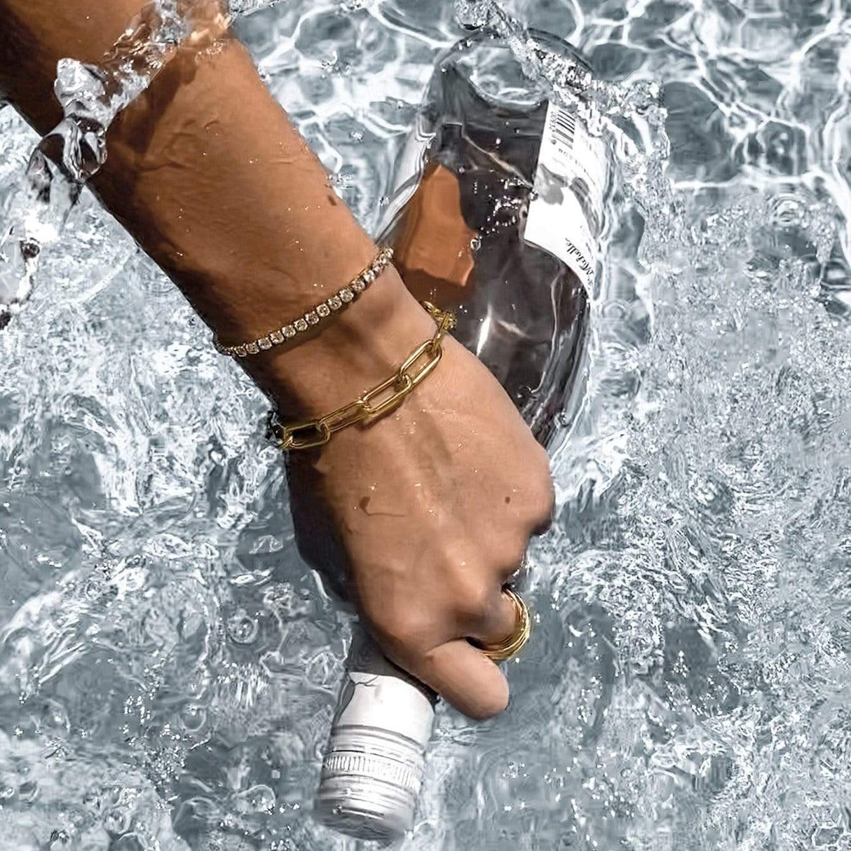 Carla Paper Clip Chain Bracelet - HoneyBug