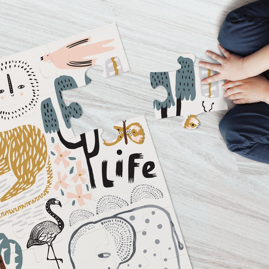 Wild Life Floor Puzzle - HoneyBug