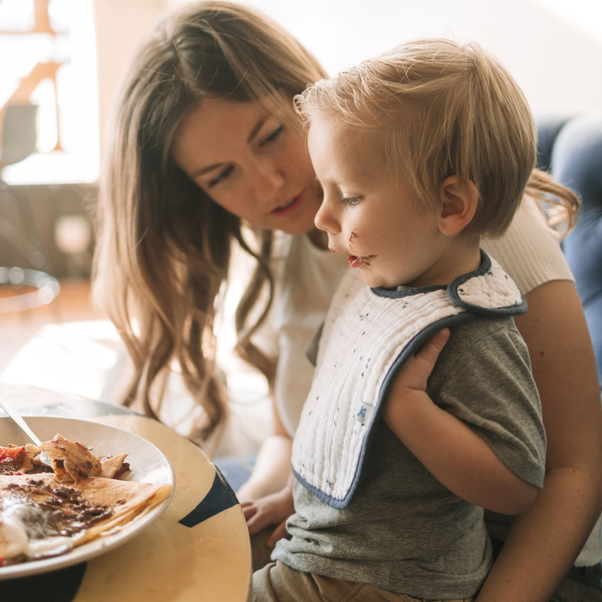 Cotton Muslin Classic Bib 3 Pack - Planetary - HoneyBug