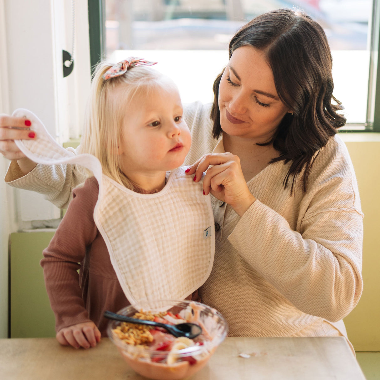 Cotton Muslin Classic Bib 3 Pack - Farmyard - HoneyBug